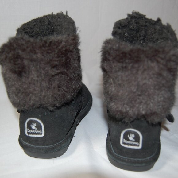 Bearpaw Koko Suede Boots w/ Buckle Size 1 Youth - Picture 4 of 9